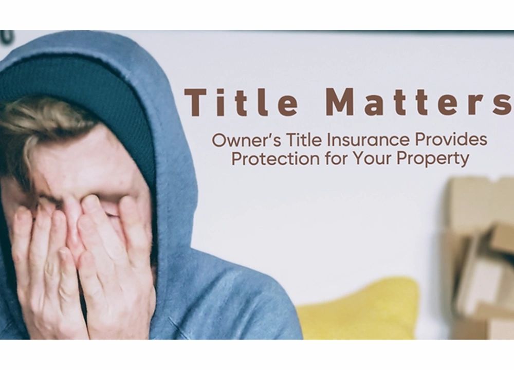 I'LL TELL YOU WHY IT'S WORTHWHILE TO BUY TITLE INSURANCE